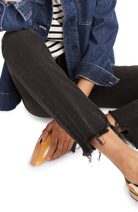 Madewell Cali Chewed Hem Demi Bootcut Jeans Nordstrom Leggings Are