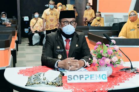 Secara Virtual Wabup Soppeng Ikuti Acara Verifikasi Lapangan Untuk