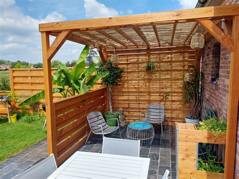 Pergola Modulable En Bois Douglas Module Mon Petit Potager