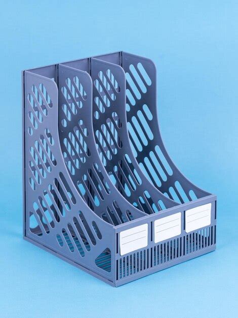 Bandeja vertical de escritório para documentos de pastas de papel em