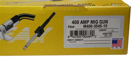 Miller Mig Gun 400 M400 3545 15 Welding Supply Of Florida