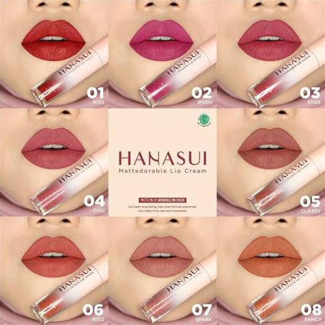 Hanasui Mattedorable Lipcream Produk Make Up Pertama Dari Hanasui