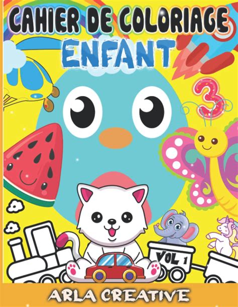 Buy Cahier Coloriage Enfant 104 Dessins à Colorier Livre de