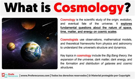 What is Cosmology | Definition of Cosmology