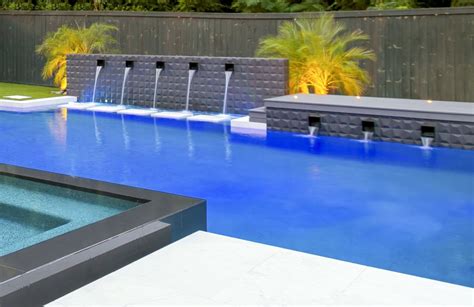 Pool Scupper Spout Water Features With Stunning Examples