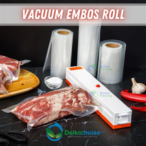 Jual Plastik Vacuum Vacum Vakum Embossed Emboss Embos Roll