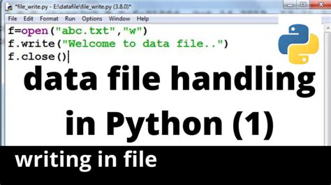 Data File Handling In Python Learn Python