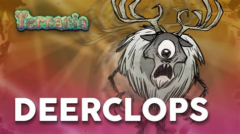 New Terraria Boss Deerclops How To Summon All Drops Youtube