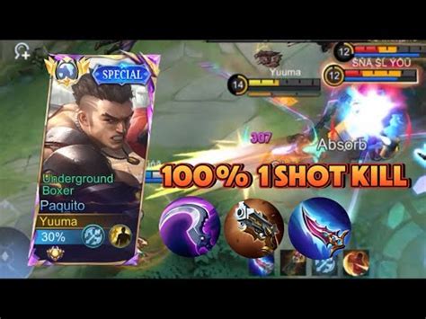 FINALLY PAQUITO 1 SHOT KILL BUILD IS HERE ENEMIES NO TIME TO REACT