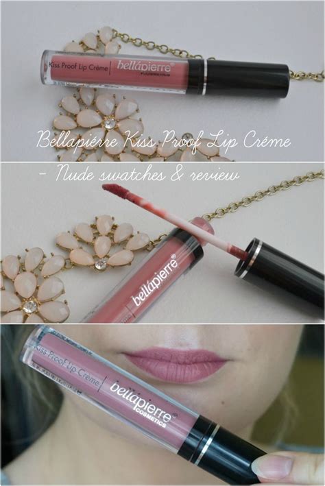 Bellapierre Kiss Proof Lip Creme Nude Swatches And Review