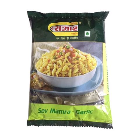 Buy Samrat Sev Mamra Namkeen Garlic Spice Blend Indian Snack Online