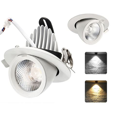 New W W Dimmable Led Cob Ceiling Down Lamp Adjustable Spot Light