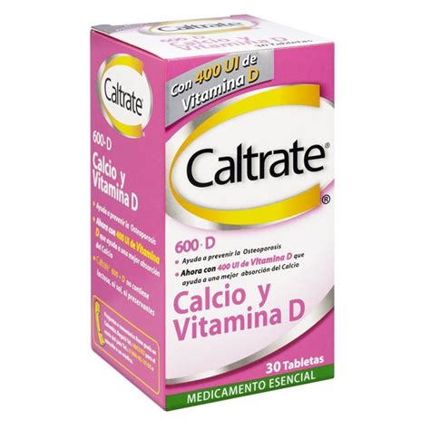 CALTRATE D 600mg 400UI 30 Tabletas Drogas Exito