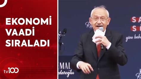 KILIÇDAROĞLU NDAN ÜRETEN TÜRKİYE VURGULU EKONOMİ AÇIKLAMASI TV100