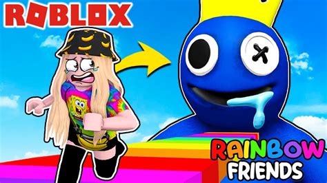 Uciekam Przed Rainbow Friends W Roblox Youtube