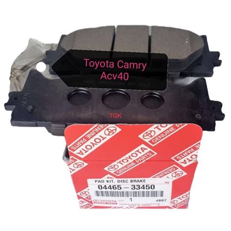 Toyota Camry Acv Acv Acv Acv Front Disc Brake Pad Shopee Malaysia