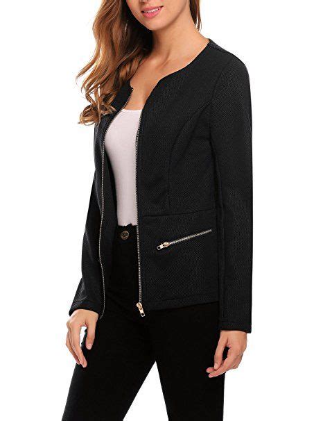 Kost Me Blazer Blazer Missmao Damen Blazer Tailliert Kurz Elegante