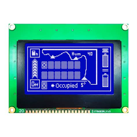 X Graphic Lcd Module Fstn Display With White Side Backlight And