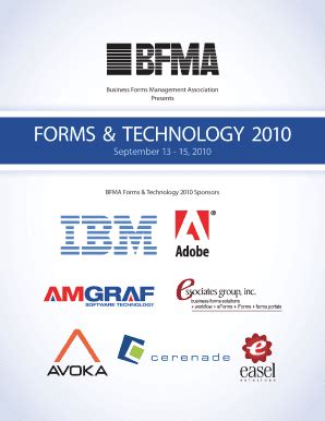 Fillable Online Bfma Forms Technology Business Forms