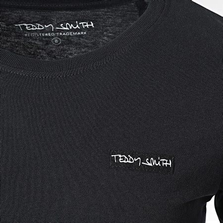 Teddy Smith Tee Shirt Manches Longues Enfant Nark Noir