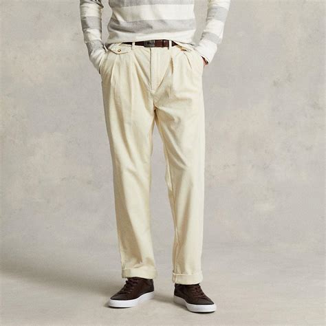 Polo Ralph Lauren Whitman Relaxed Fit Corduroy Trouser In Natural For Men Lyst