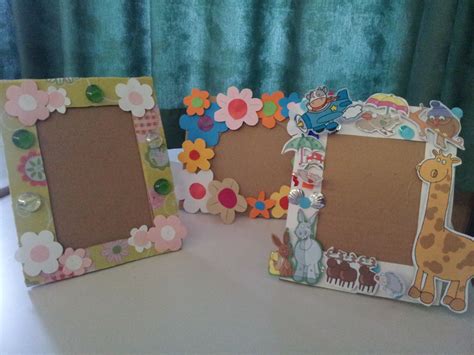 DIY Paper Frame - kids art | Picture gifts diy, Diy scrapbook paper ...