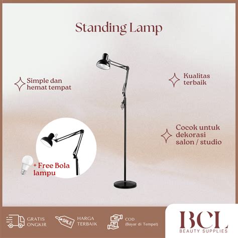 Jual Free Lampu Standing Lamp Lampu Berdiri Lampu Arsitek Lampu