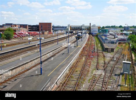Banbury Railway Station Station Road Banbury Oxfordshire Uk Stock