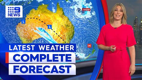 Australia Weather Update Heatwave Warning For Nsw Cyclone Jasper Update 9 News Australia