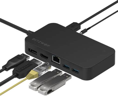 Adapter stacja dokująca 7w1 BLITZWOLF BW TH7 Surface Hub DC 5V HDMI