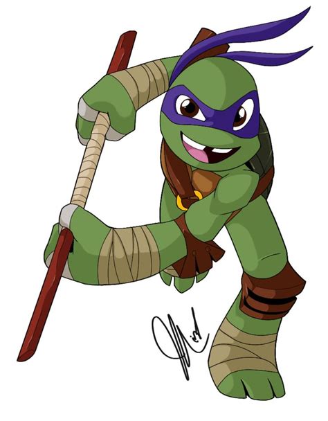 Color01 Donatello By Inked Alpha On Deviantart Tortugas Ninjas Tortugas Caricaturas