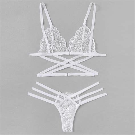 Jual Fm Galery Lingerie Set Bra G String Lenceria Pakain Dalam Wanita