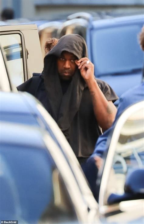 Kanye West Shields His Face As He Makes A Rare Appearance Without Wife Bianca Censori In