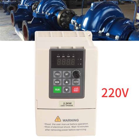 Industrial Shop 2 2kw เฟสเดียวถึง 3 เฟส 220v ไดรฟ์ความถี่ตัวแปร Vfd Motor Converter Inverter