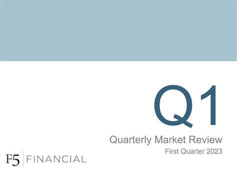 Quarterly Market Review – First Quarter 2023 | F5 Financial