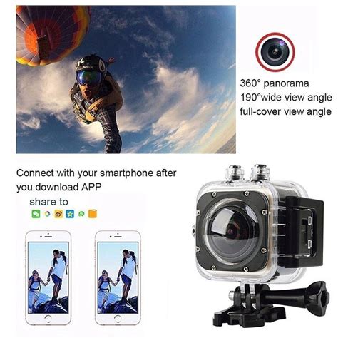 Action Camera Poto S Ultra Hd P Degree Panoramic Vr