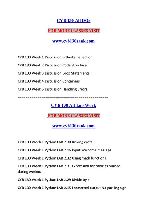 CYB 130 RANK Education Meet Success Cyb130rank By M Ama T