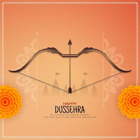 Free Vector | Beautiful Happy Dussehra Indian traditional festival ...