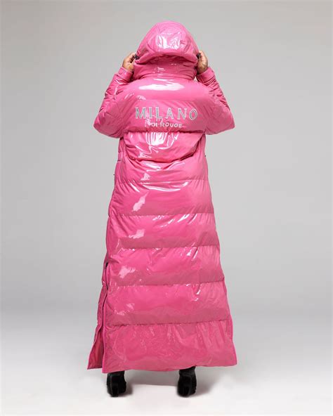 Burr Puffer Coat In 2024 Puffer Coat Puffy Jacket Women Full Length