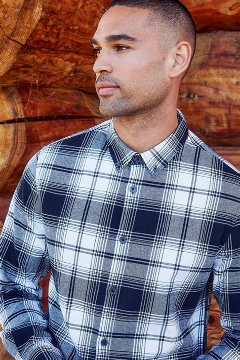 Shirts Cotton Advent Long Sleeve Check Shirt Threadbare