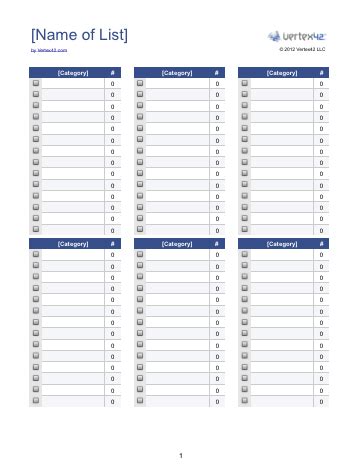 Spreadsheet templates for numbers – Artofit