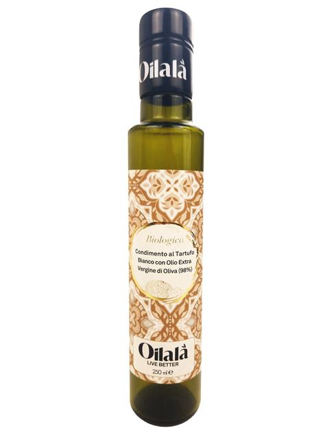 Olio Extravergine Biologico Aromatizzato Al Tartufo Bianco Ml Oilal