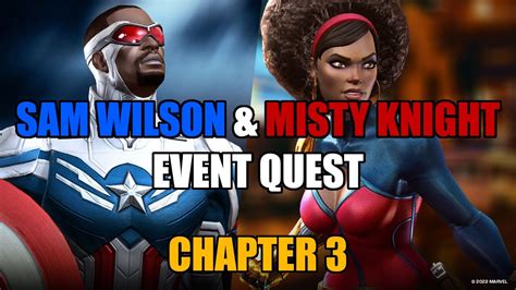 Sam Wilsonmisty Knight Event Quest Safe Haven Chapter 3 Cutscenes Marvel Contest Of