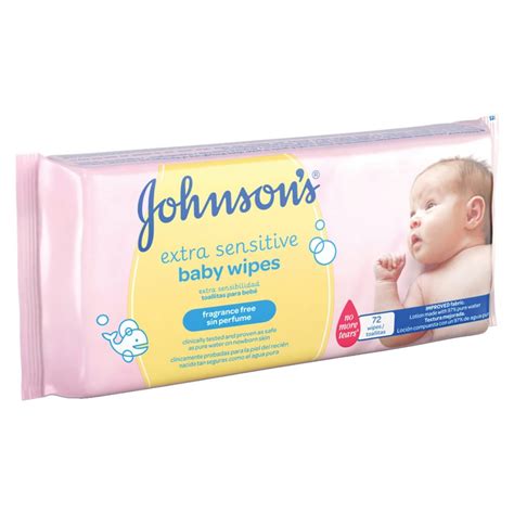 Johnson And Johnson Extra Sensitive Wipes 72s X 12 Citieasy