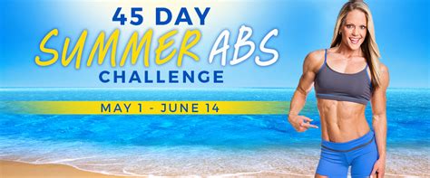 45 Day Summer Abs Challenge Rules Nicole Wilkins