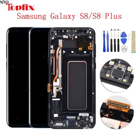 Super Amoled Lcd For Samsung Galaxy S8 S8 Plus G955f G950f Lcd Display