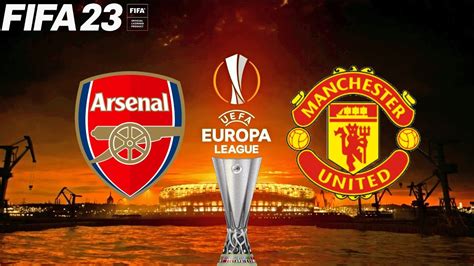 Fifa 23 Arsenal Vs Manchester United Uefa Europa League Final Ps5 Full Gameplay Youtube