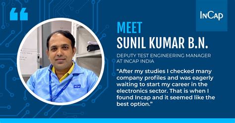 Meet The Team Sunil Kumar Bn From Incap India