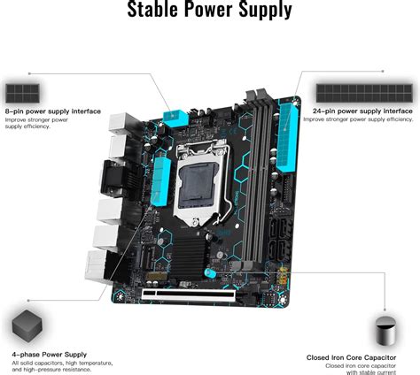 Shangzhaoyuan Placa Base H97 Strong Lga 1150 Para Procesador Intel Core