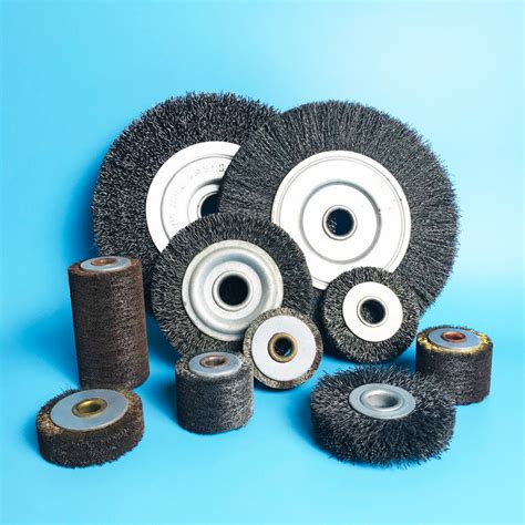 Steel Wire Circular CNC Deburring Polishing Wheel Brush Steel Wire